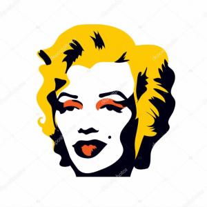 300x300 Stock Illustration Pop Art Portrait Of Marilyn Lazttweet