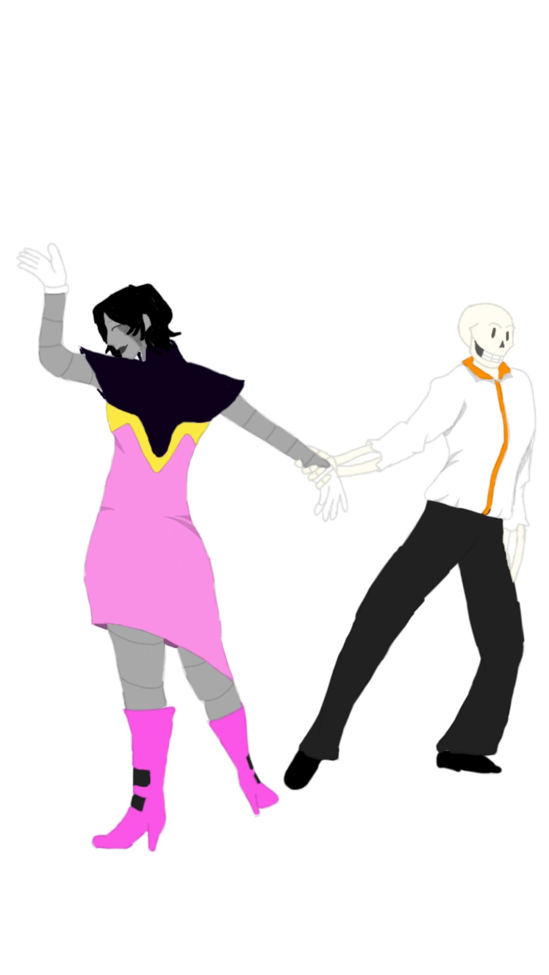 1082x1920 marimba rhythm starts to play, dance