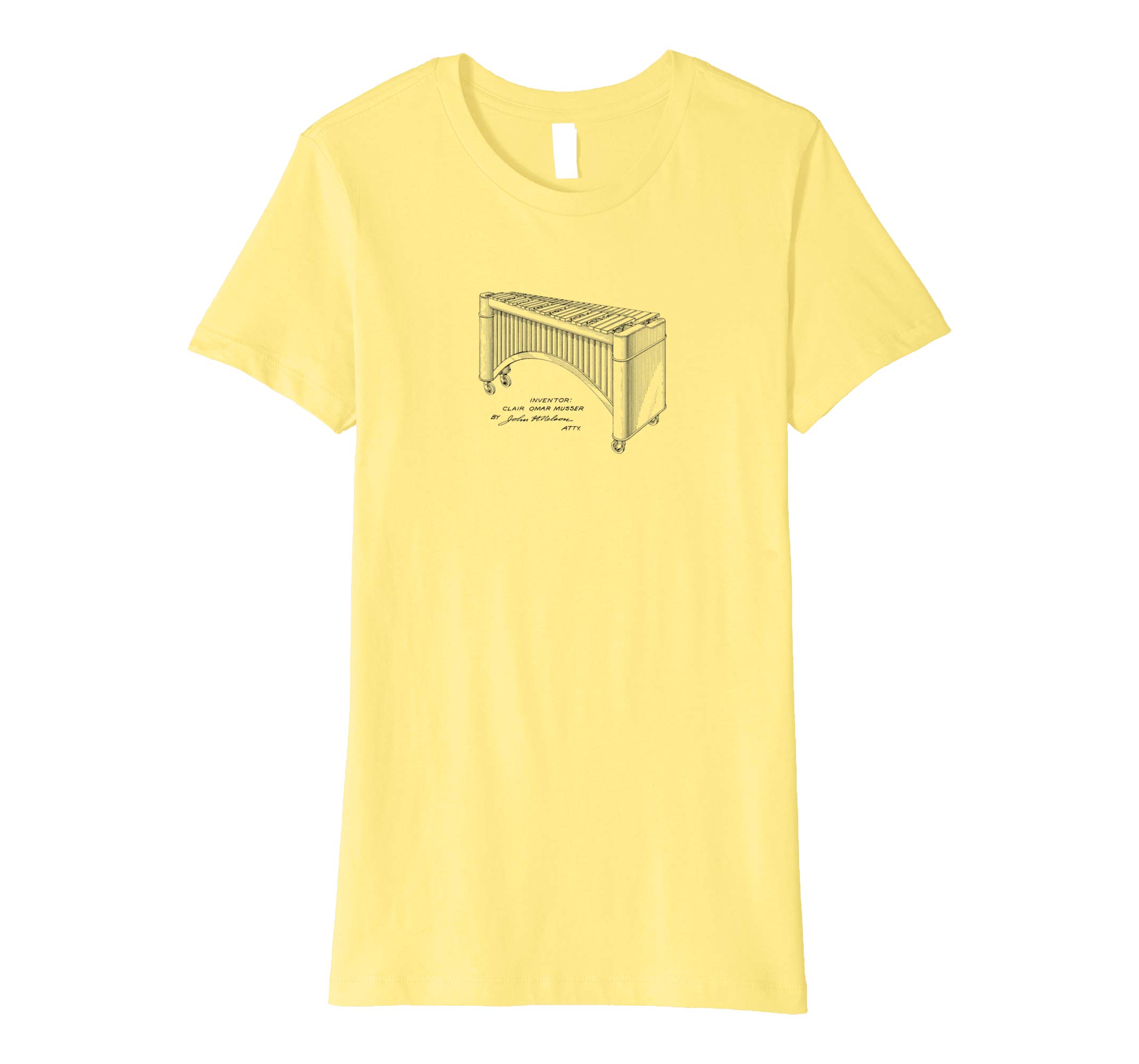 2140x2000 marimba vintage patent drawing funny novelty t shirt