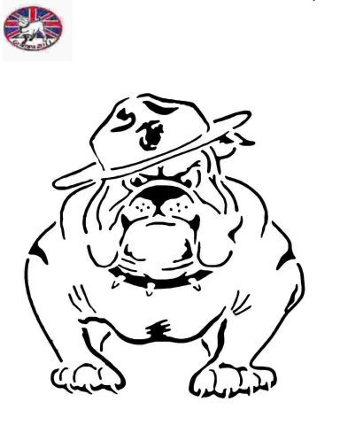 384x480 Marine Corps Bulldog Clipart