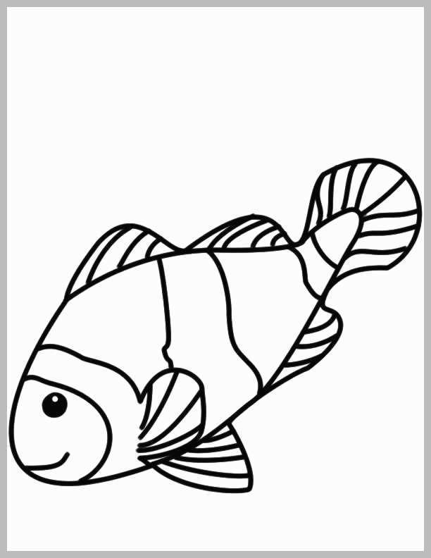 612x792 saltwater fish coloring pages marvelous coral reef fish drawings
