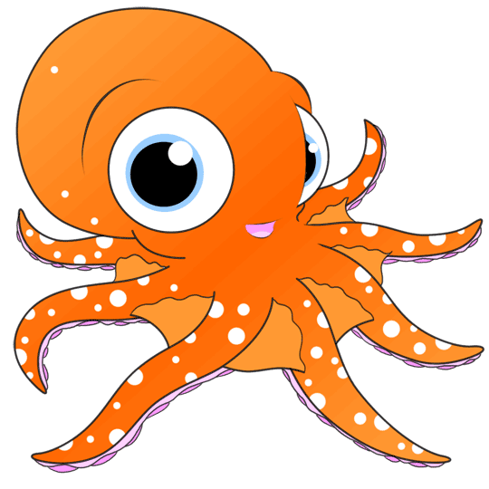 540x540 Drawing Of A Cartoon Octopus Vbs Octopus Drawing, Sea
