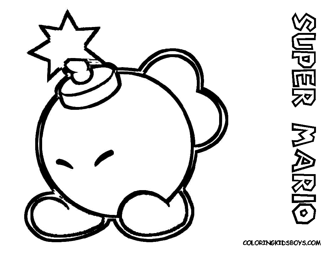 Mario Bomb Drawing