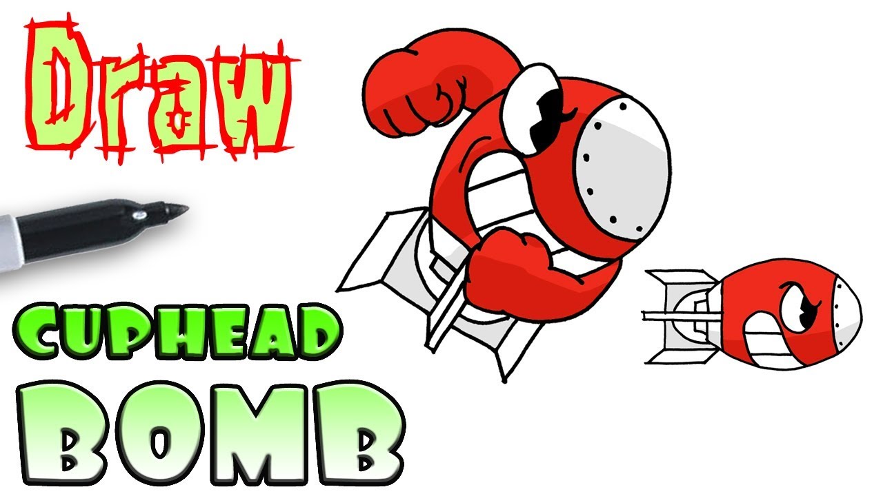 1280x720 How To Draw Cuphead In Super Bomb Morph Attack