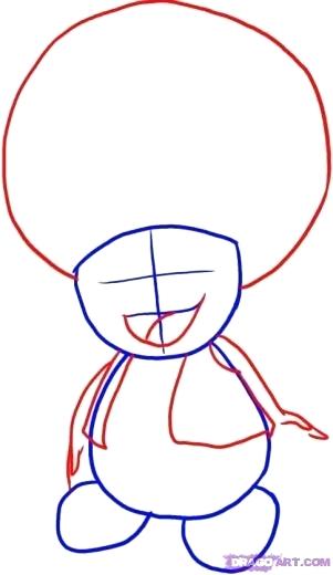 301x520 how to draw toad how to draw toad from quick and easy narrated