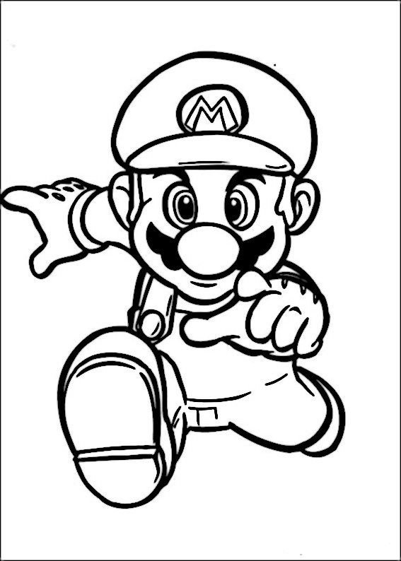 567x794 Mario Bros Drawing