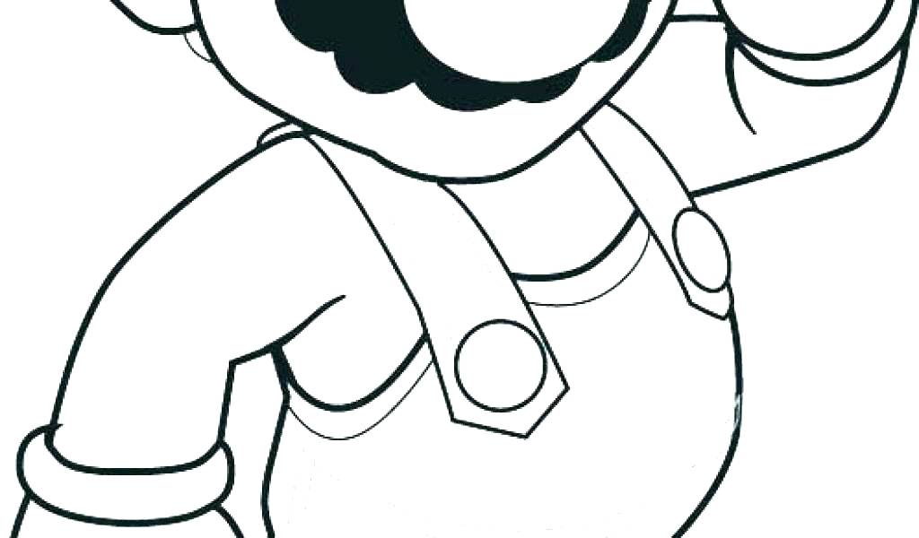 1024x600 Super Mario Brothers Free Printable Coloring Pages Bros Drawing
