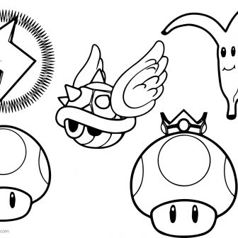 336x336 How To Draw Mario Characters Easy Brothers Simple And Sonic
