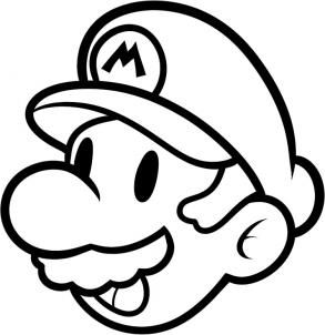 293x302 How To Draw Mario Easy Step Camp Two Can How To Draw Mario