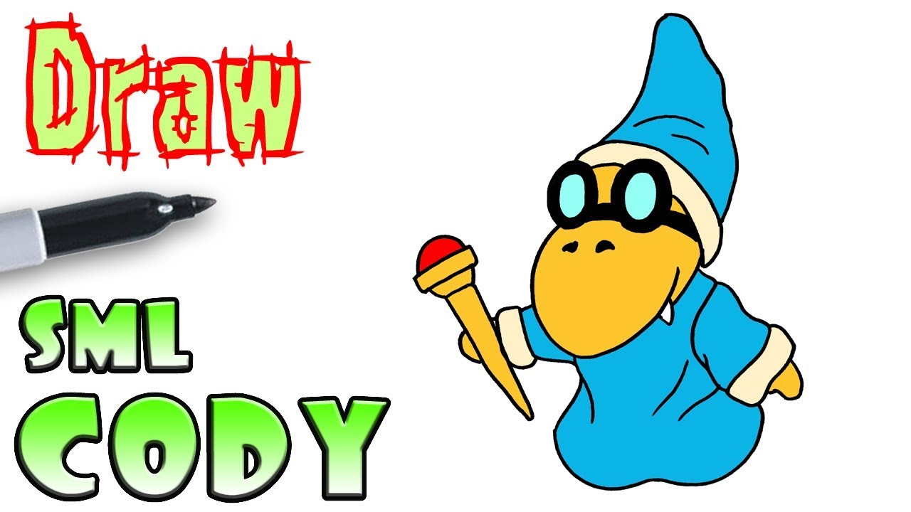 1280x720 How To Draw Cody Super Mario Logan Sml