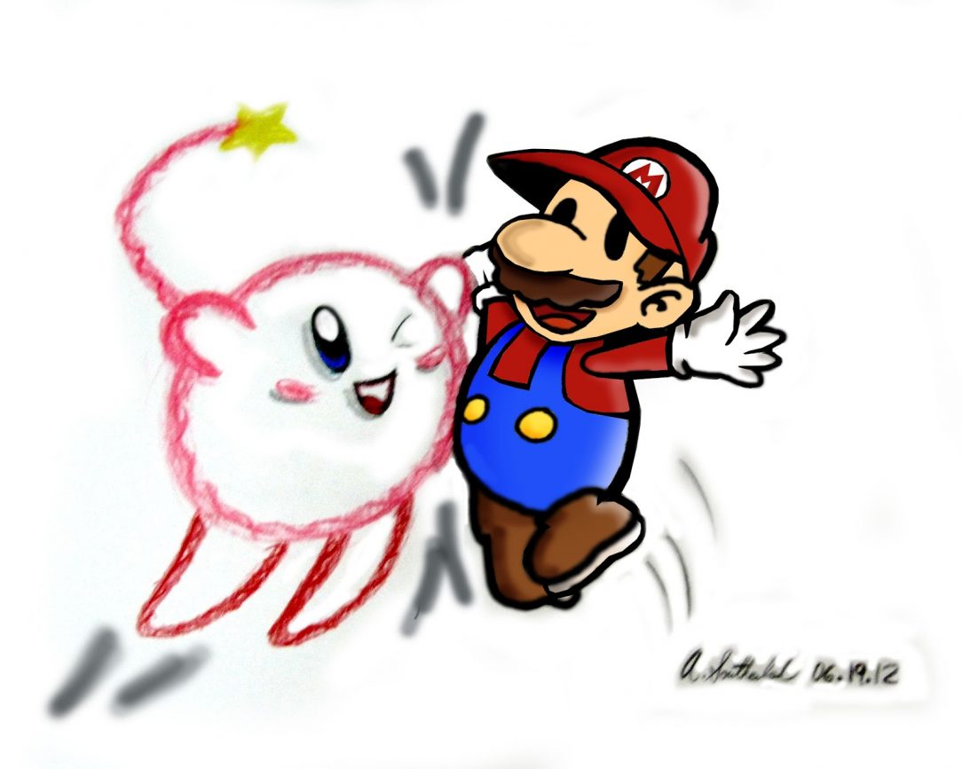 1084x867 How To Draw Super Mario Characters