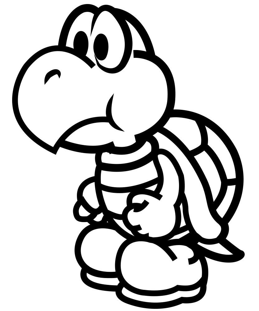 832x1000 How To Draw Super Mario Characters Drawing Coloring Pages