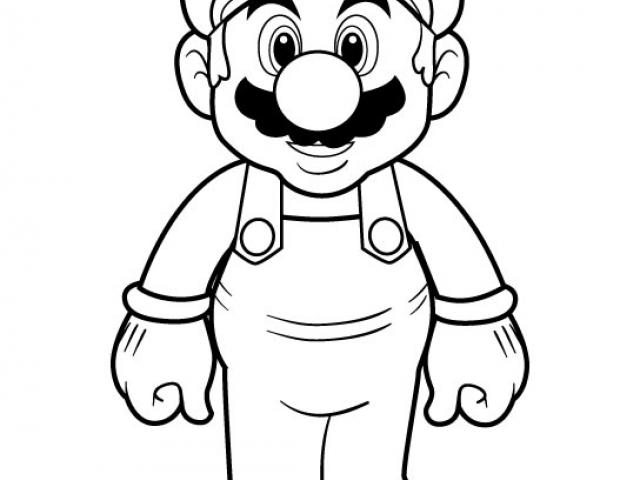 640x480 Mario Bros Clipart Drawing