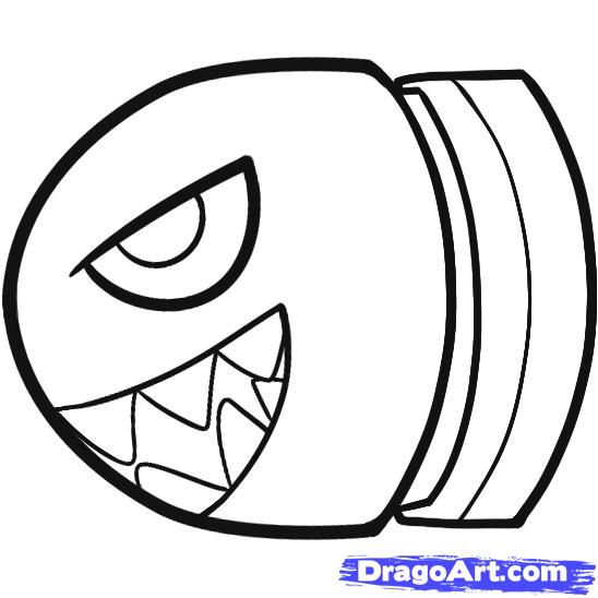 548x548 step how to draw bullet bill, bullet bill, mario