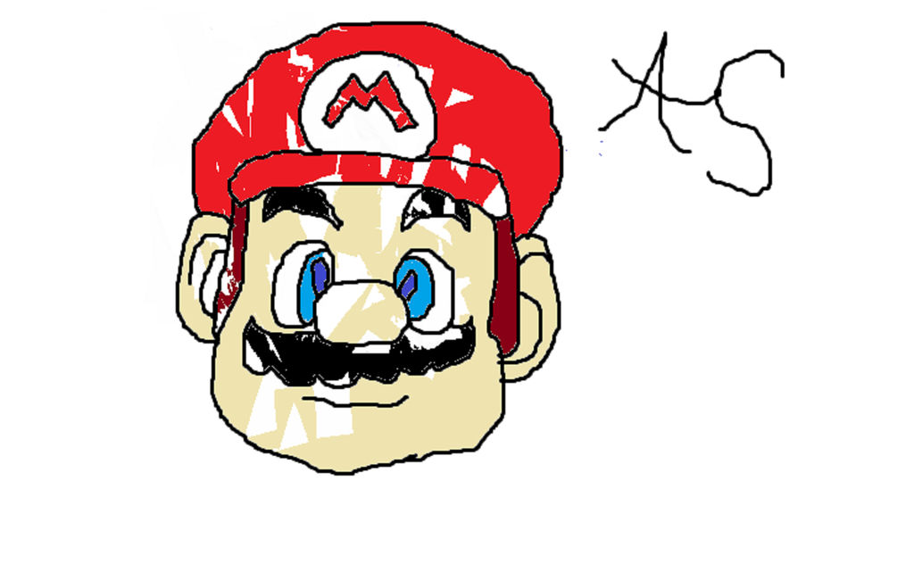 1024x632 Bad Mario Drawing