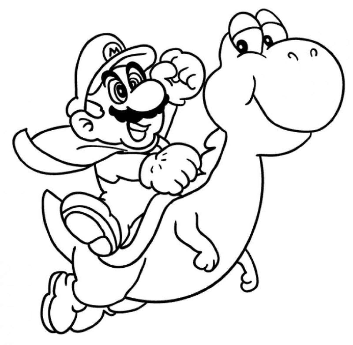 Mario Drawing Book | Free download on ClipArtMag