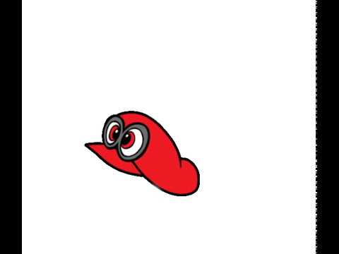 480x360 How To Draw Cappy From Super Mario Odyssey