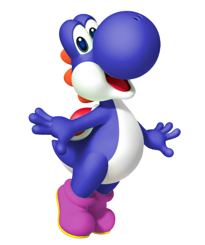 402x480 Dark Blue Yoshi