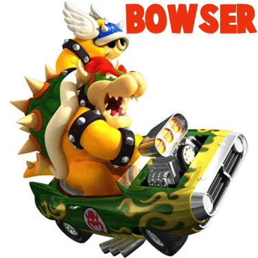 376x376 How To Draw Bowser Driving A Car And Throwing A Koopa From Mario