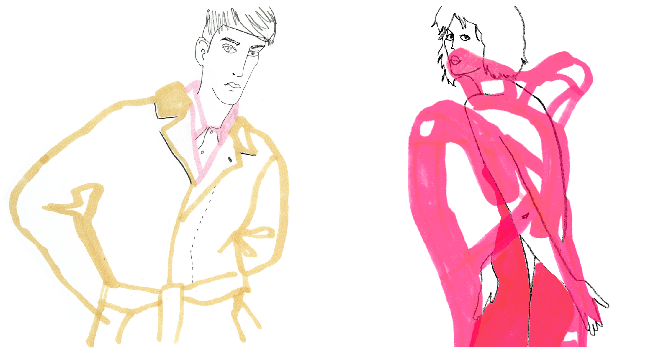 2196x1197 Copic Marker Drawings Lernmark Illustration