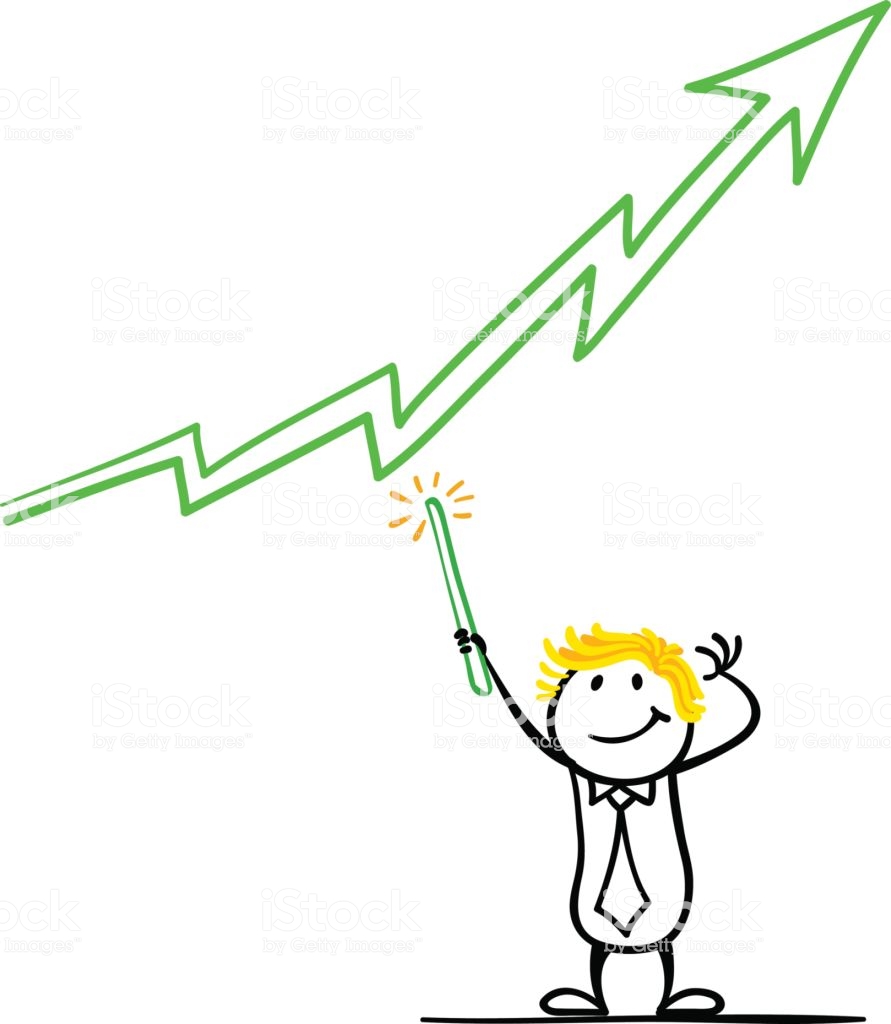 891x1024 drawing of stock market up up up
