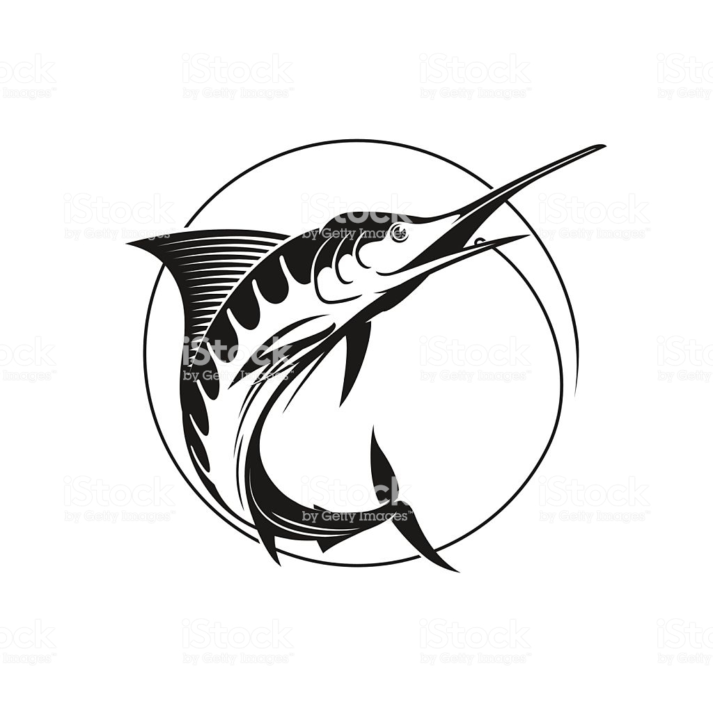 1024x1024 Marlin Clipart Sketch