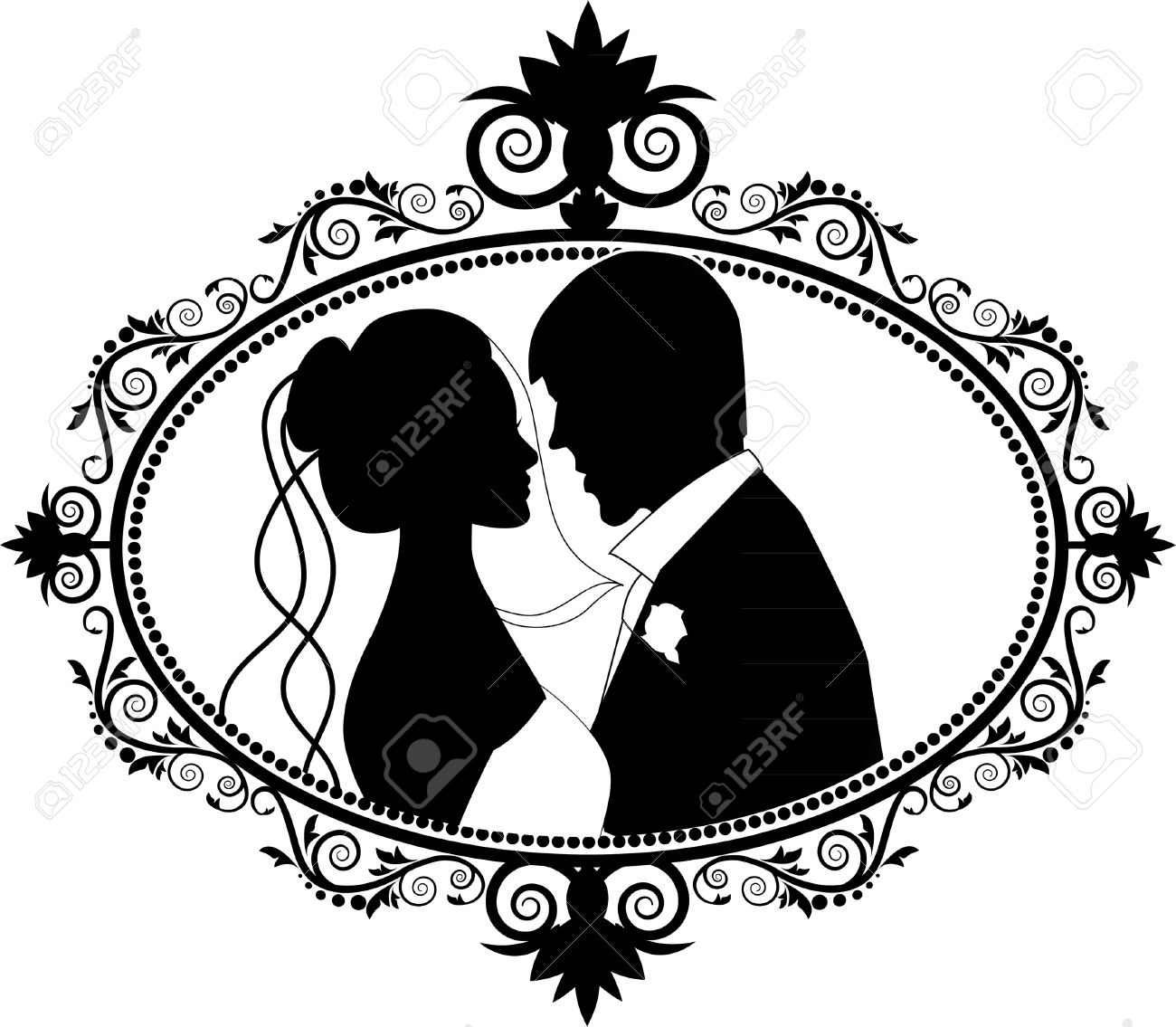 1300x1135 Married Couple Clipart