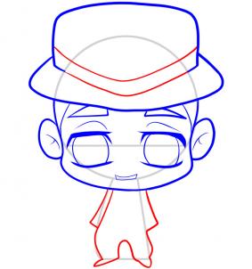 283x302 draw chibi bruno mars, step