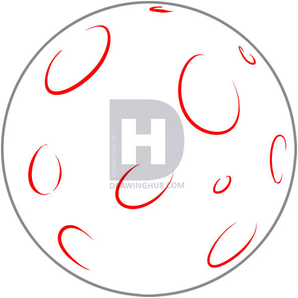 594x594 How To Draw A Planet, Step