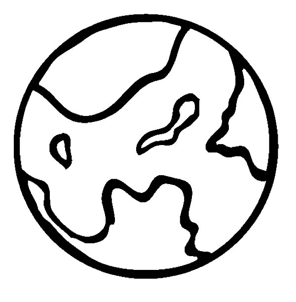600x612 Planet Mars Outline Coloring Pages Color Luna