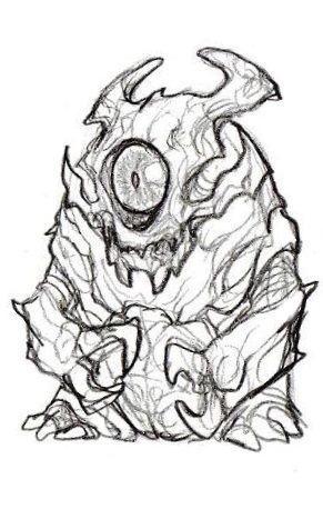 291x467 Cyclops Critter Creature With Claws