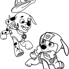 230x230 Projects Inspiration Marshall Paw Patrol Coloring Pages Drawing