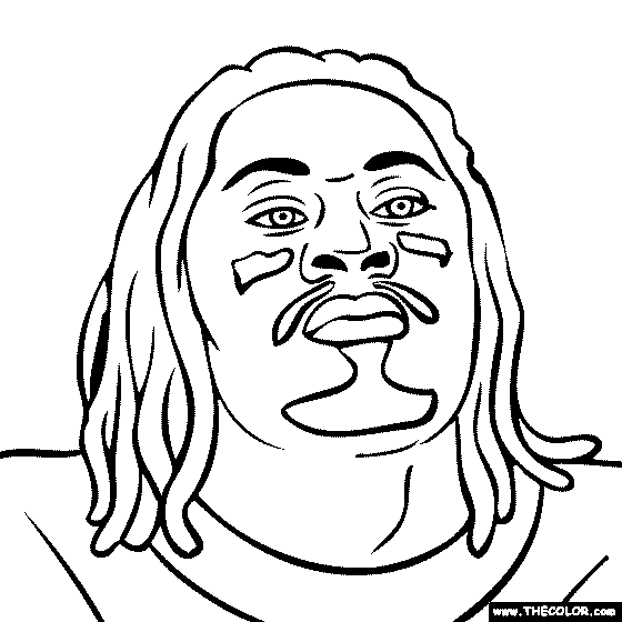 560x560 Marshawn Lynch Coloring Page