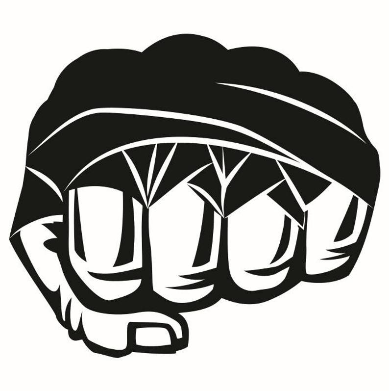 794x797 mma taped fist fight fighting fighter mixed martial arts etsy