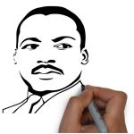 150x150 martin luther king jr coloring pages martin luther drawing