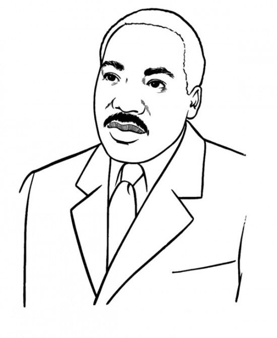 550x672 Martin Luther King Jr Coloring Pages Follow Link And Scroll Down