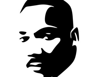 340x270 Printable Silhouette Of Martin Luther King Jr