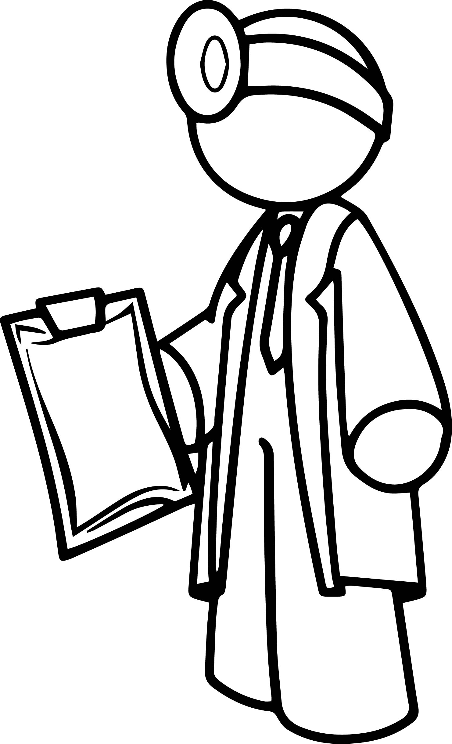 1482x2438 Doctor Figure Coloring