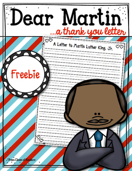 271x350 Freebie! A Letter To Martin Luther King Jr Kindergarten And First
