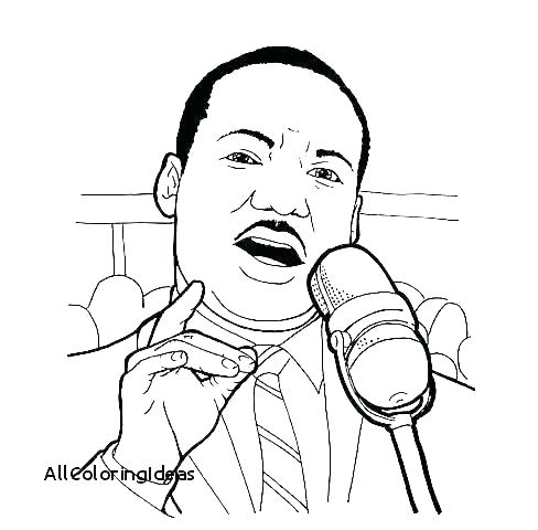 488x480 Coloring Pictures Of Martin Luther King Jr Download Large Image