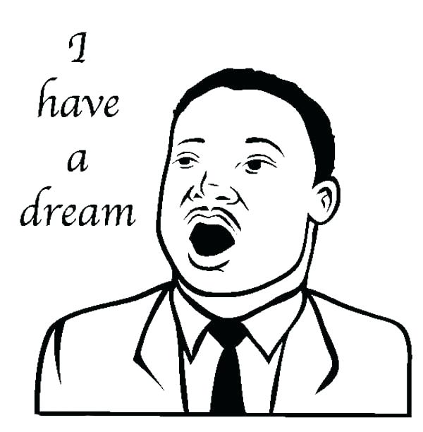 600x612 Dr King Coloring Pages Printable Martin King Coloring