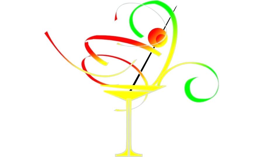 900x540 Martini Glass Drawing