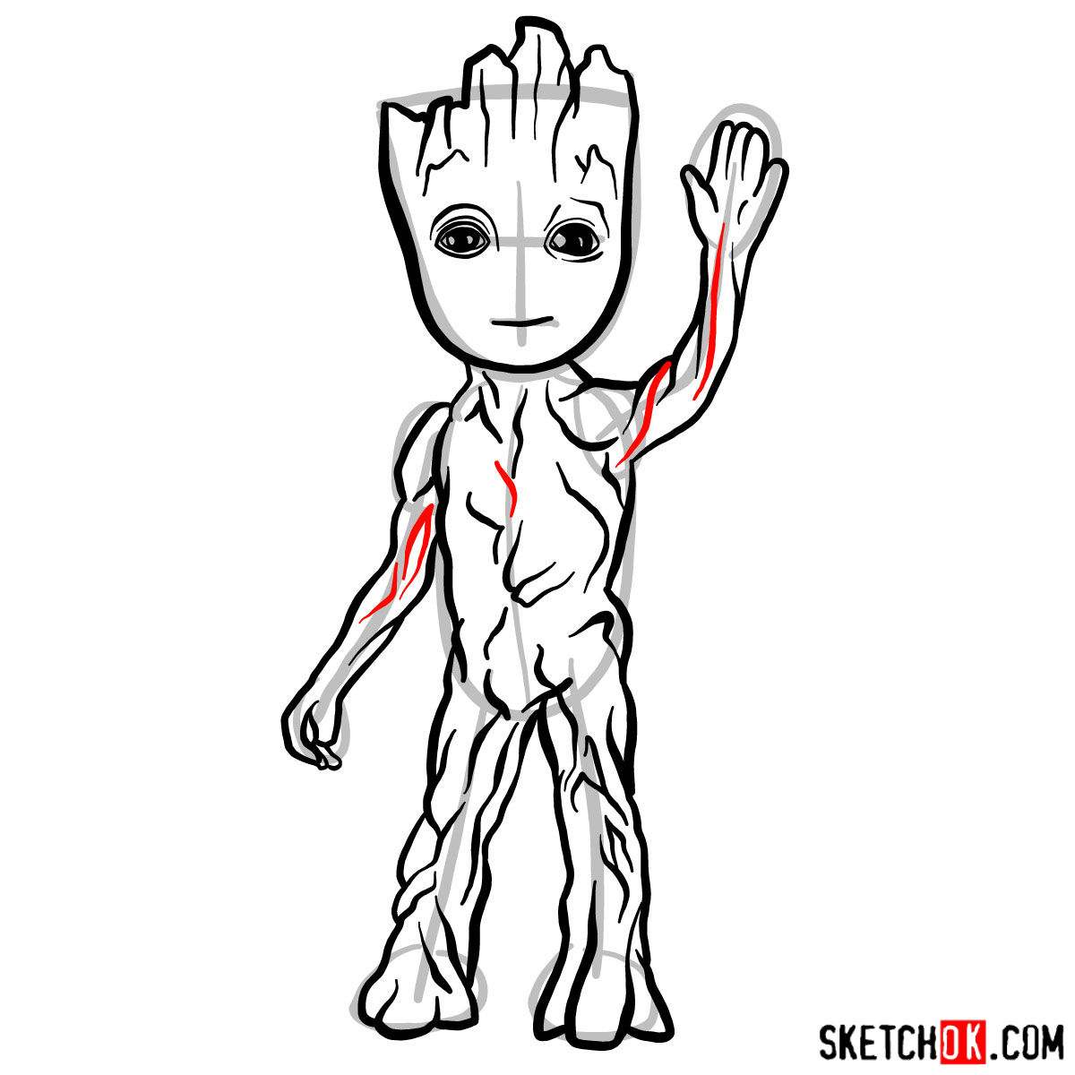 1200x1200 Groot Drawings Marvel Jerusalem House