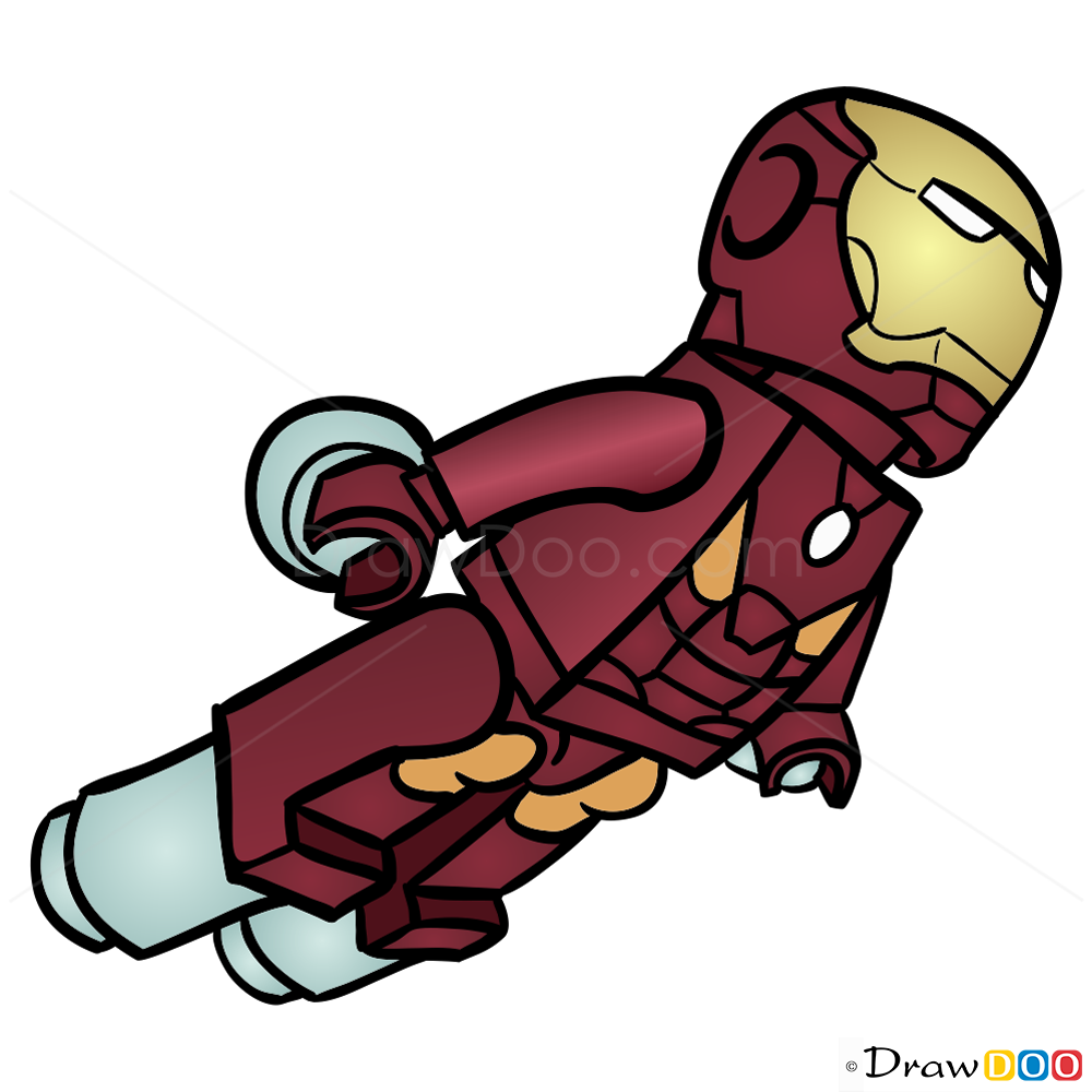 1000x1000 How To Draw Iron Man, Lego Super Heroes