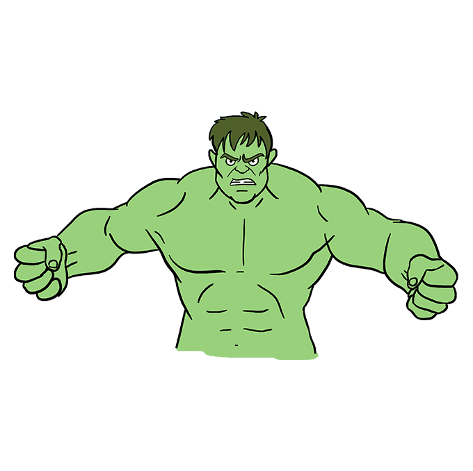 680x678 How To Draw The Hulk