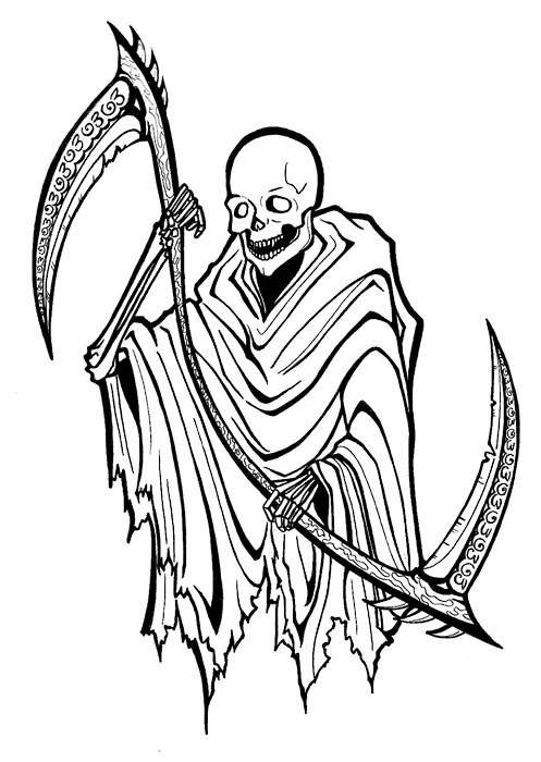 497x700 Marvel Grim Reaper Tattoo Style For Boys Picsmine