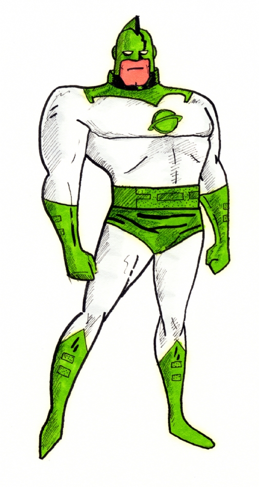 532x1000 Captain Marvel Animated Style, In John Milewski's My Art Comic Art