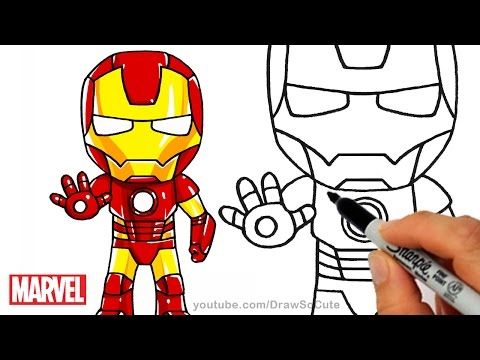 480x360 How To Draw Iron Man Step