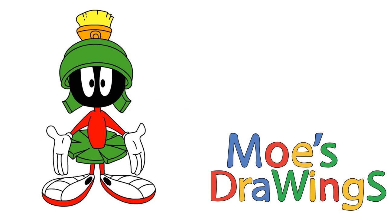 1280x720 Looney Tunes Marvin The Martian How To Draw And Coloring Fun New