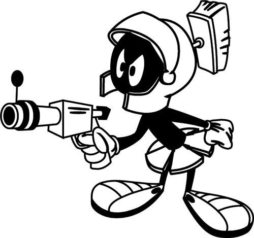 500x469 Marvin The Martian Is A Character From The Looney Tunes And Merrie